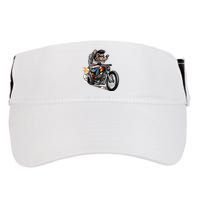 Rockabilly Rats Riding A Bike Adult Drive Performance Visor