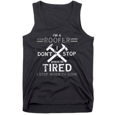 Roofing Roofer Tank Top