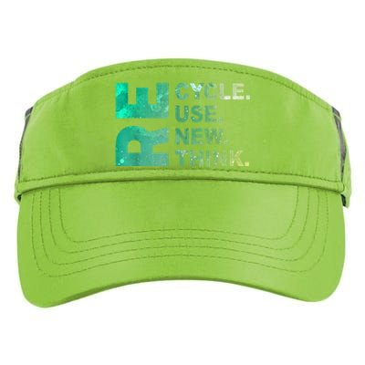 Recycle Reuse Renew Rethink Trending Earth Day Environmental Activism Adult Drive Performance Visor