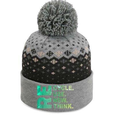 Recycle Reuse Renew Rethink Trending Earth Day Environmental Activism The Baniff Cuffed Pom Beanie