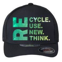 Recycle Reuse Renew Rethink Trending Earth Day Environmental Activism Flexfit Unipanel Trucker Cap