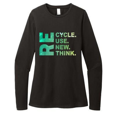 Recycle Reuse Renew Rethink Trending Earth Day Environmental Activism Womens CVC Long Sleeve Shirt