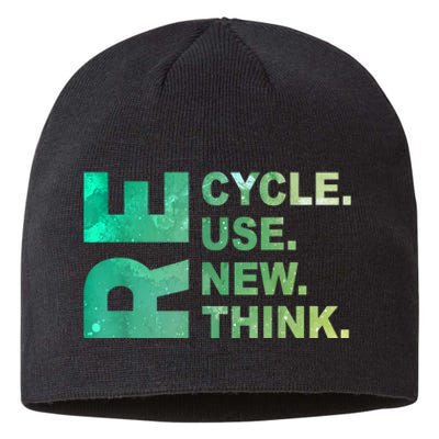 Recycle Reuse Renew Rethink Trending Earth Day Environmental Activism Sustainable Beanie