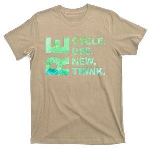 Recycle Reuse Renew Rethink Earth Day Environmental Activism 3 T-Shirt