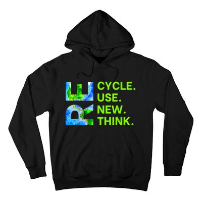 Recycle Reuse Renew Rethink Trending Earth Day Environmental Activism Hoodie