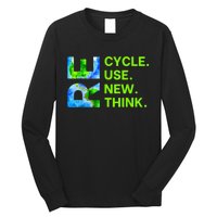 Recycle Reuse Renew Rethink Trending Earth Day Environmental Activism Long Sleeve Shirt