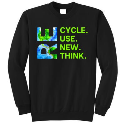 Recycle Reuse Renew Rethink Trending Earth Day Environmental Activism Sweatshirt