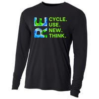 Recycle Reuse Renew Rethink Trending Earth Day Environmental Activism Cooling Performance Long Sleeve Crew