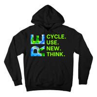 Recycle Reuse Renew Rethink Trending Earth Day Environmental Activism Tall Hoodie