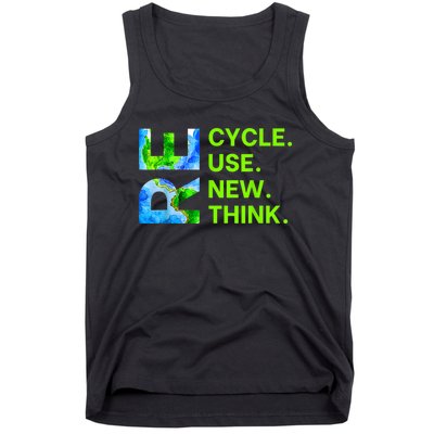 Recycle Reuse Renew Rethink Trending Earth Day Environmental Activism Tank Top