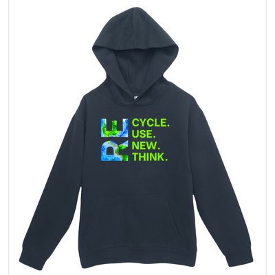 Recycle Reuse Renew Rethink Trending Earth Day Environmental Activism Urban Pullover Hoodie