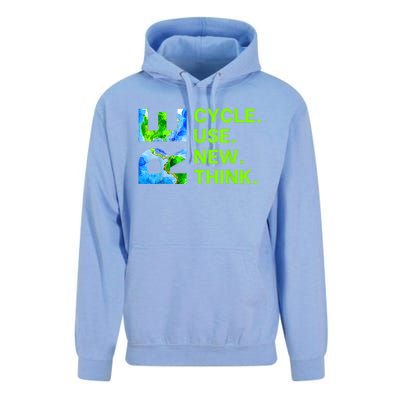 Recycle Reuse Renew Rethink Trending Earth Day Environmental Activism Unisex Surf Hoodie