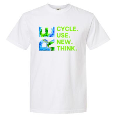 Recycle Reuse Renew Rethink Trending Earth Day Environmental Activism Garment-Dyed Heavyweight T-Shirt