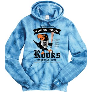 Round Rock Rooks Minor League Retro Baseball Team Tie Dye Hoodie