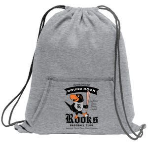 Round Rock Rooks Minor League Retro Baseball Team Sweatshirt Cinch Pack Bag