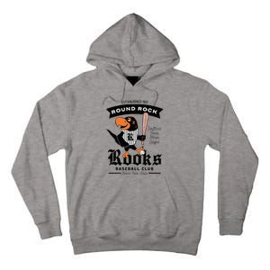 Round Rock Rooks Minor League Retro Baseball Team Tall Hoodie