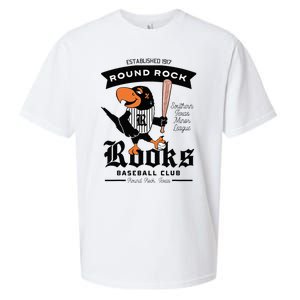 Round Rock Rooks Minor League Retro Baseball Team Sueded Cloud Jersey T-Shirt