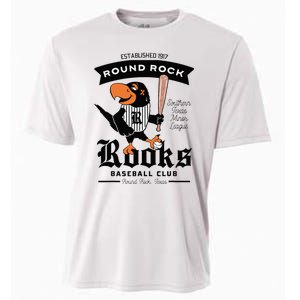 Round Rock Rooks Minor League Retro Baseball Team Cooling Performance Crew T-Shirt