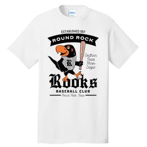 Round Rock Rooks Minor League Retro Baseball Team Tall T-Shirt