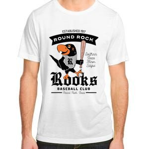 Round Rock Rooks Minor League Retro Baseball Team Adult ChromaSoft Performance T-Shirt