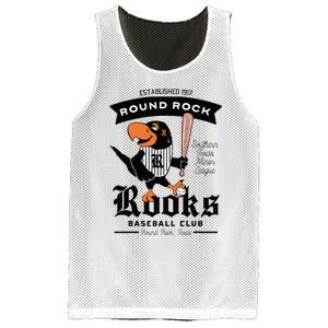 Round Rock Rooks Minor League Retro Baseball Team Mesh Reversible Basketball Jersey Tank