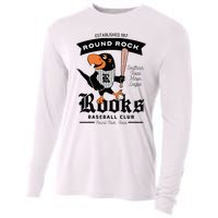 Round Rock Rooks Minor League Retro Baseball Team Cooling Performance Long Sleeve Crew