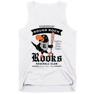 Round Rock Rooks Minor League Retro Baseball Team Tank Top