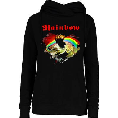 Rainbow Rising Ritchie Blackmore Rock Womens Funnel Neck Pullover Hood