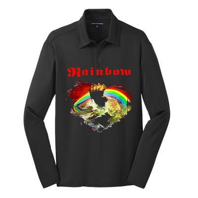 Rainbow Rising Ritchie Blackmore Rock Silk Touch Performance Long Sleeve Polo