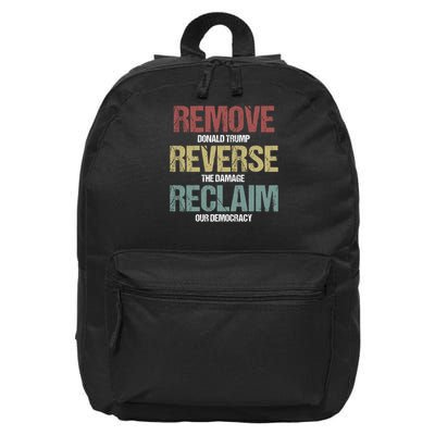 Remove Reverse Reclaim Protest 16 in Basic Backpack