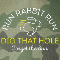 Run Rabbit Run Dig That Hole Legacy Tie Dye Trucker Hat