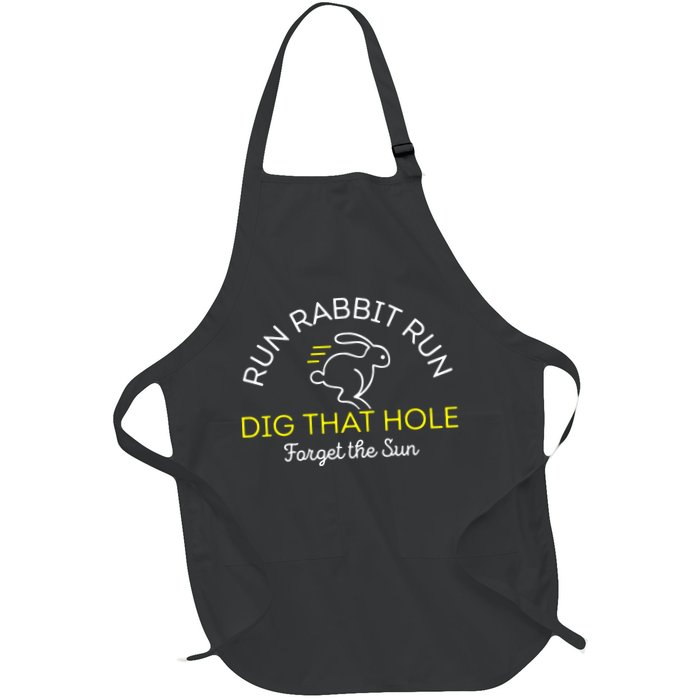 Run Rabbit Run Dig That Hole Apron