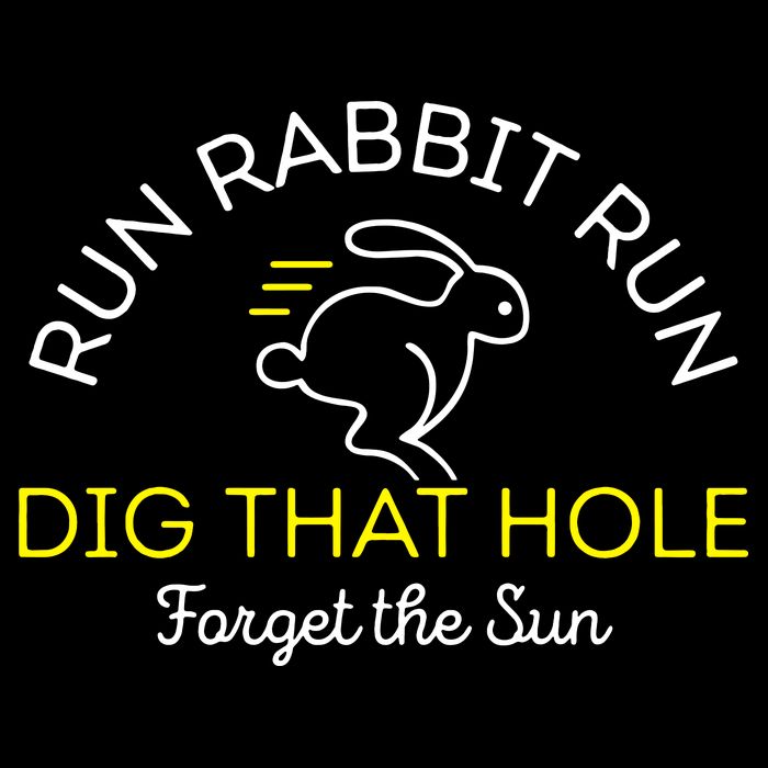 Run Rabbit Run Dig That Hole Backpack