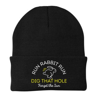 Run Rabbit Run Dig That Hole Beanie