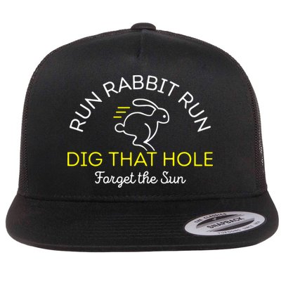 Run Rabbit Run Dig That Hole Flatbill Hat