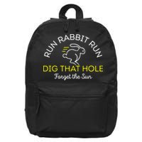 Run Rabbit Run Dig That Hole 16 in Basic Backpack
