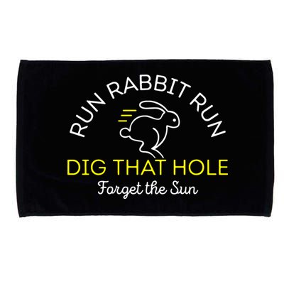 Run Rabbit Run Dig That Hole Microfiber Hand Towel