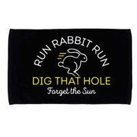 Run Rabbit Run Dig That Hole Microfiber Hand Towel