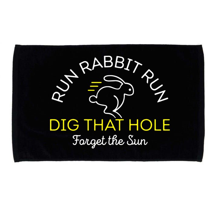 Run Rabbit Run Dig That Hole Microfiber Hand Towel