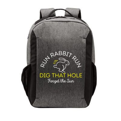 Run Rabbit Run Dig That Hole Vector Backpack