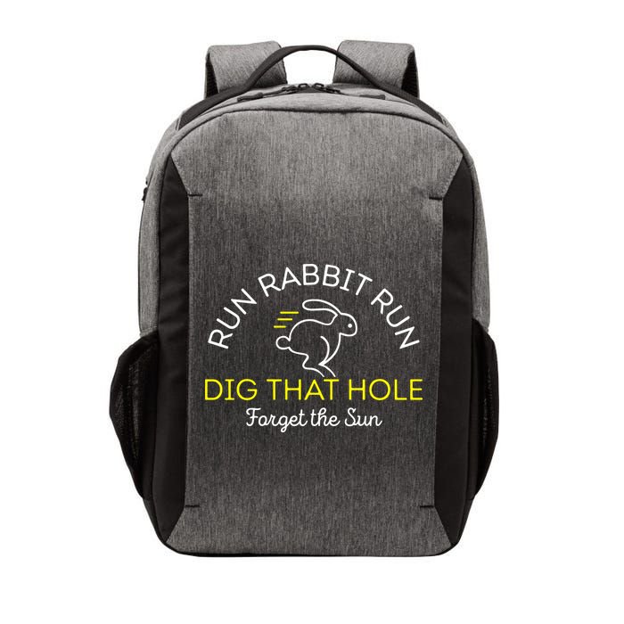 Run Rabbit Run Dig That Hole Vector Backpack