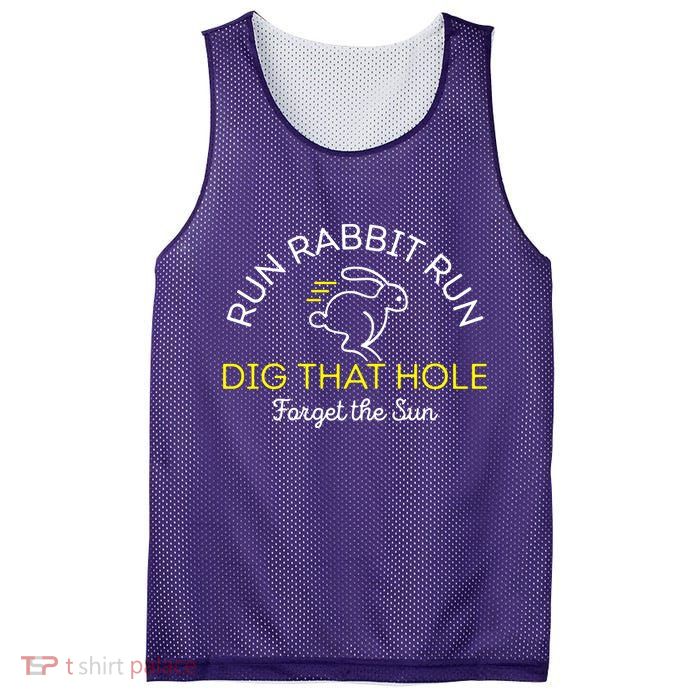 Run Rabbit Run Dig That Hole Mesh Reversible Basketball Jersey Tank