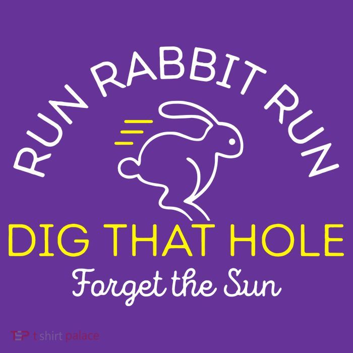 Run Rabbit Run Dig That Hole Baby Bodysuit