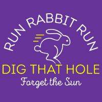 Run Rabbit Run Dig That Hole Visor