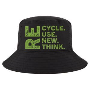 Recycle Reuse Renew Rethink Earth Day Environmental Activism Funny Cool Comfort Performance Bucket Hat