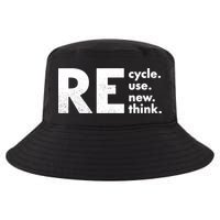 Recycle Reuse Renew Rethink Crisis Environmental Activism Cool Comfort Performance Bucket Hat