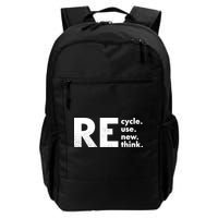 Recycle Reuse Renew Rethink Crisis Environmental Activism Backpack