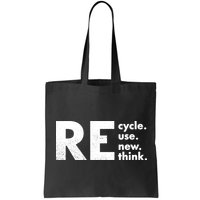 Recycle Reuse Renew Rethink Crisis Environmental Activism Bag