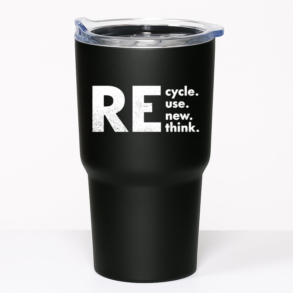 Recycle Reuse Renew Rethink Crisis Environmental Activism Tumbler