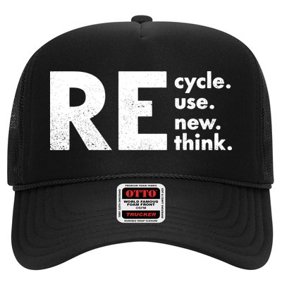 Recycle Reuse Renew Rethink Crisis Environmental Activism Trucker Hat